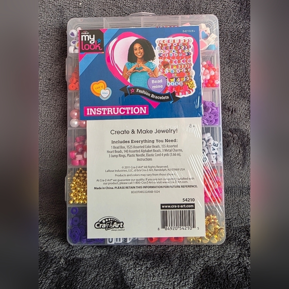 NWT CraZArt Bead Mine Fashion Bracelets Jewelry Kits, Valentine's Day, Easter - Picture 2 of 6